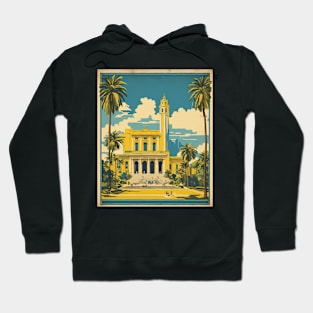 Art Museum Sao Paulo Brazil Vintage Tourism Travel Poster Hoodie